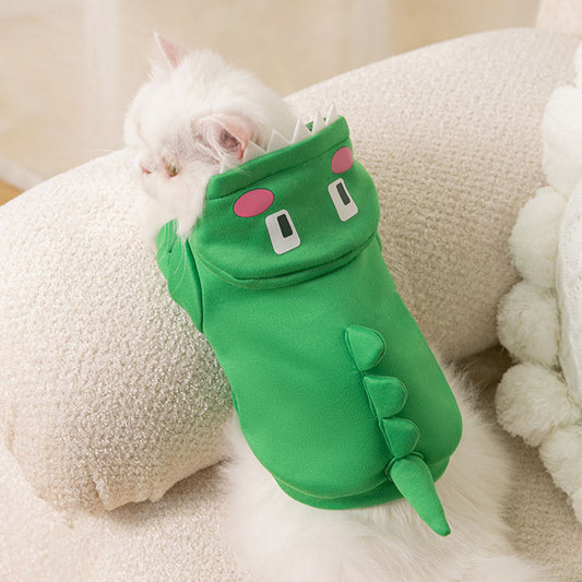 Dinosaur & Frog Pet Costume Hoodie